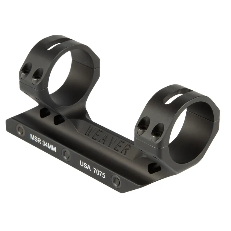 WEAVER 34MM Fixed MSR Matte Mount