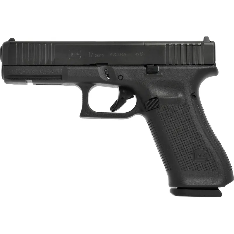 GLOCK 17 Gen5 9mm Pistol with 17-Round Capacity and MOS FS