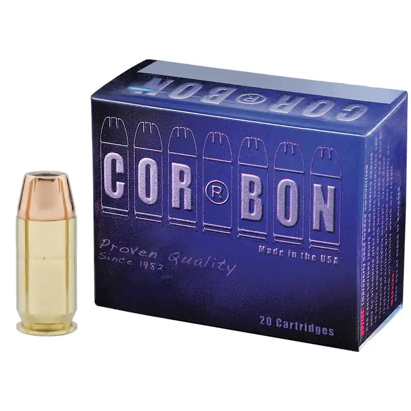 CORBON .45 ACP +P 165 Grain JHP Ammunition - 20 Rounds/500 Rounds