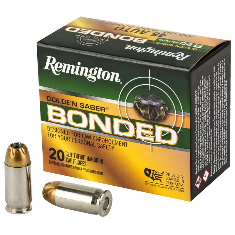 Remington Golden Saber .45 ACP 230 Grain - 20 Rounds/500 Rounds