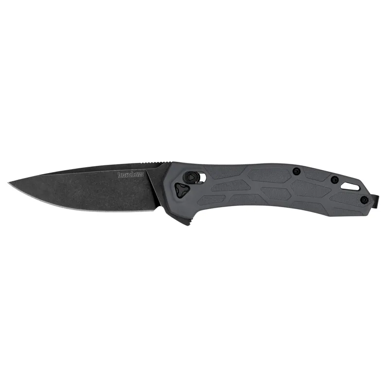 Kershaw Covalent 3.2" Folding Knife - Gray/Blackwash Finish