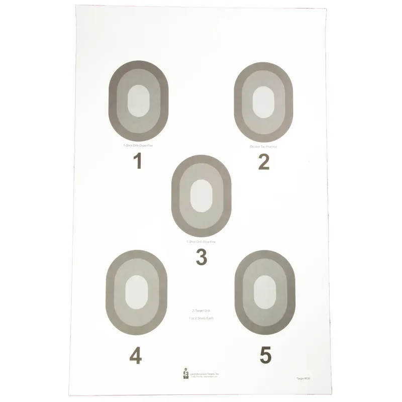 ACTION TGT 5 Bullseye CRM 100-Pack