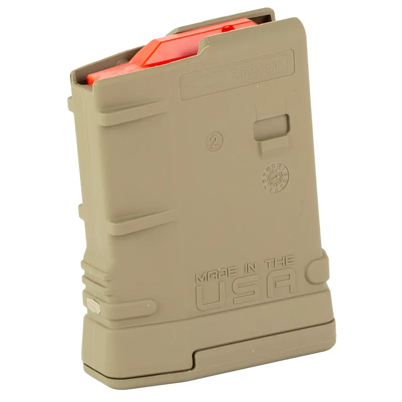 MAG AMEND2 SR25/AR10 7.62 FDE 10-Round Magazine
