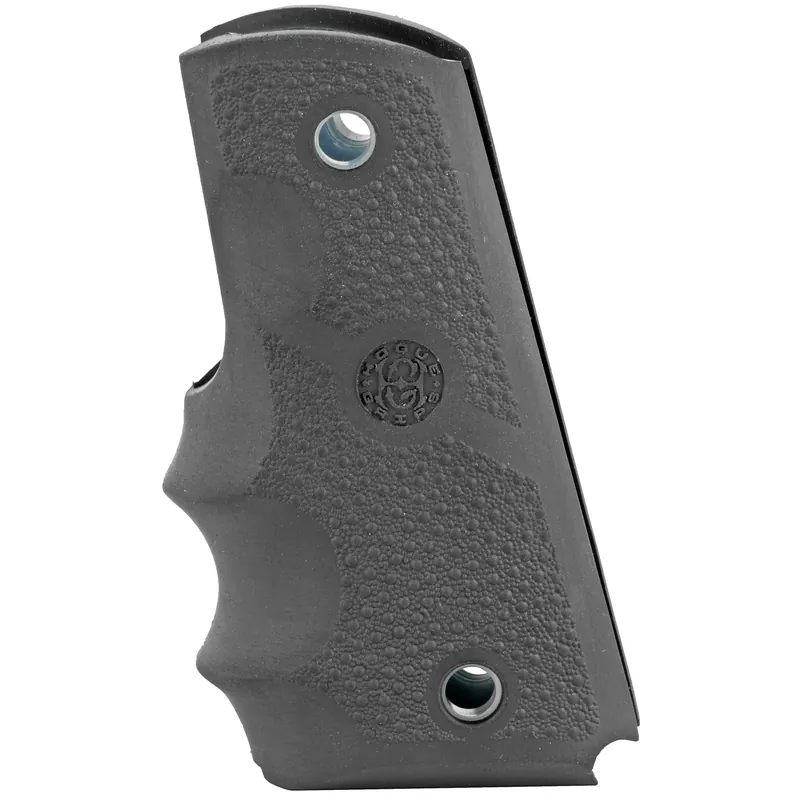 Hogue Grip for 1911 Officer Model, Finger Grooves, Black