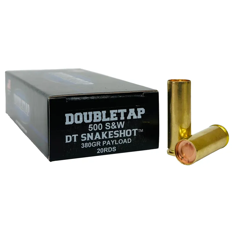 DBLTAP Snakeshot .500 S&W 380 Grain Ammunition - 20 Rounds/500 Count