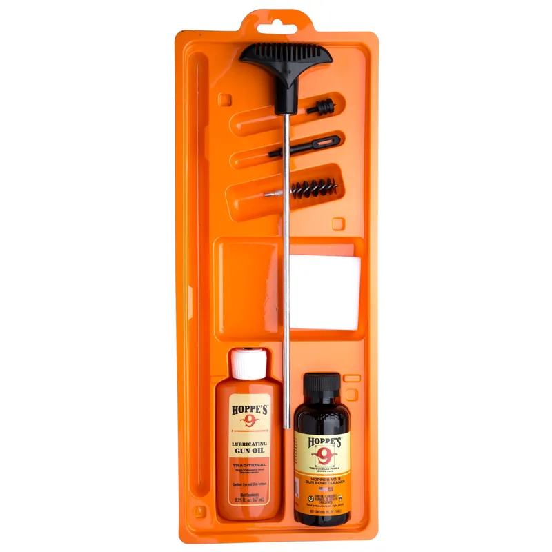 Hoppes .44/.45 Caliber Pistol Cleaning Kit Clamshell Packaging