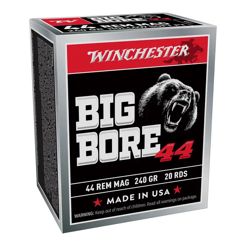 Winchester Big Bore .44 Magnum 240 Grain Ammunition - 20 Rounds/200 Rounds
