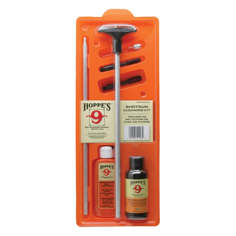 Hoppes Universal Shotgun Cleaning Kit Clamshell Packaging