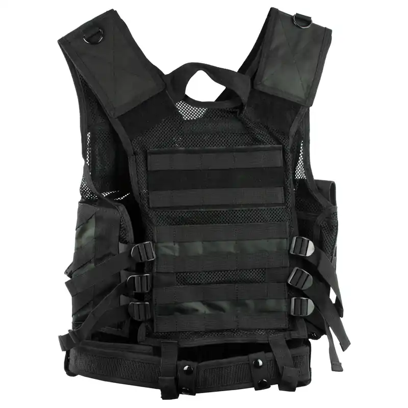 NCSTAR Tactical Vest Black Medium to 2XL