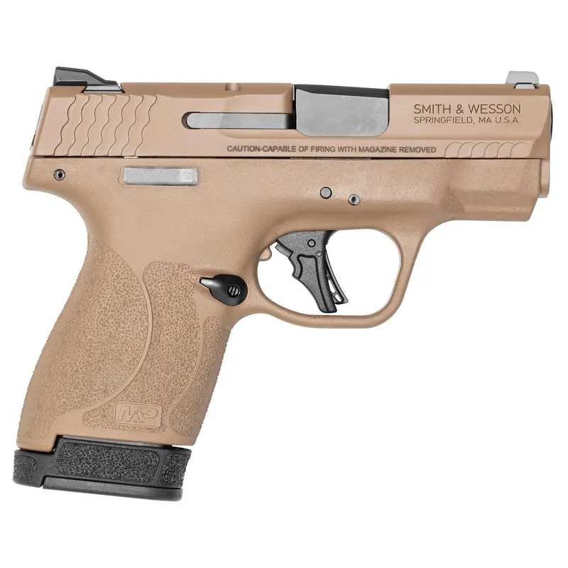 S&W Shield Plus 9mm 3.1" 13-Round FDE No Thumb Safety