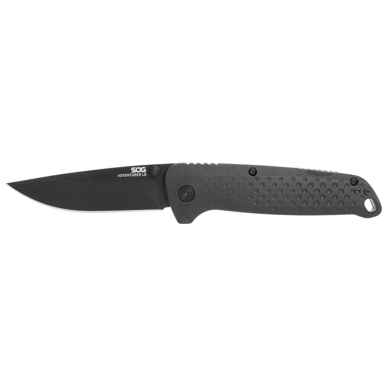 SOG Adventurer LB 3" Black Knife