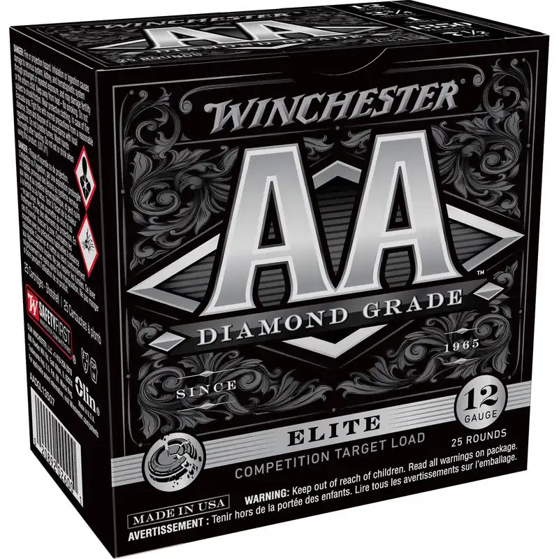 Winchester AA 12 Gauge 2.75" #7.5 Shotgun Shells - 1oz, 25 Rounds per Box, 250 Rounds per Case