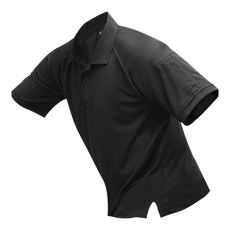 VERTX Coldblack Short Sleeve Polo Black Extra Small