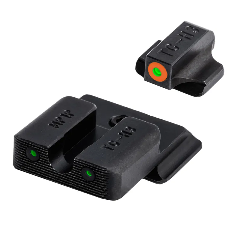 TRUGLO Tritium Pro Night Sights for S&W M&P - Orange Front Outline