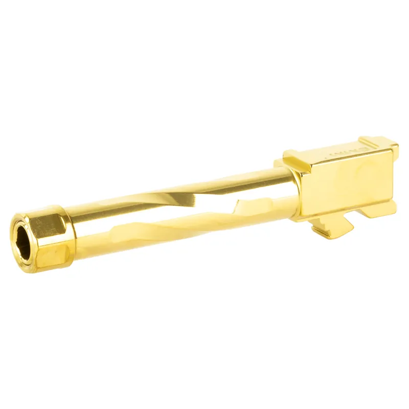 ZAF Threaded Barrel for G19 Gen 1-5 TIN Finish
