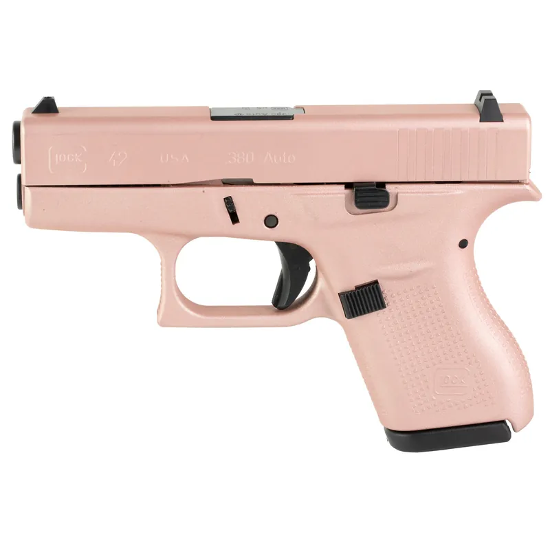 GLOCK 42 .380 ACP 6-Round Rose Gold Finish