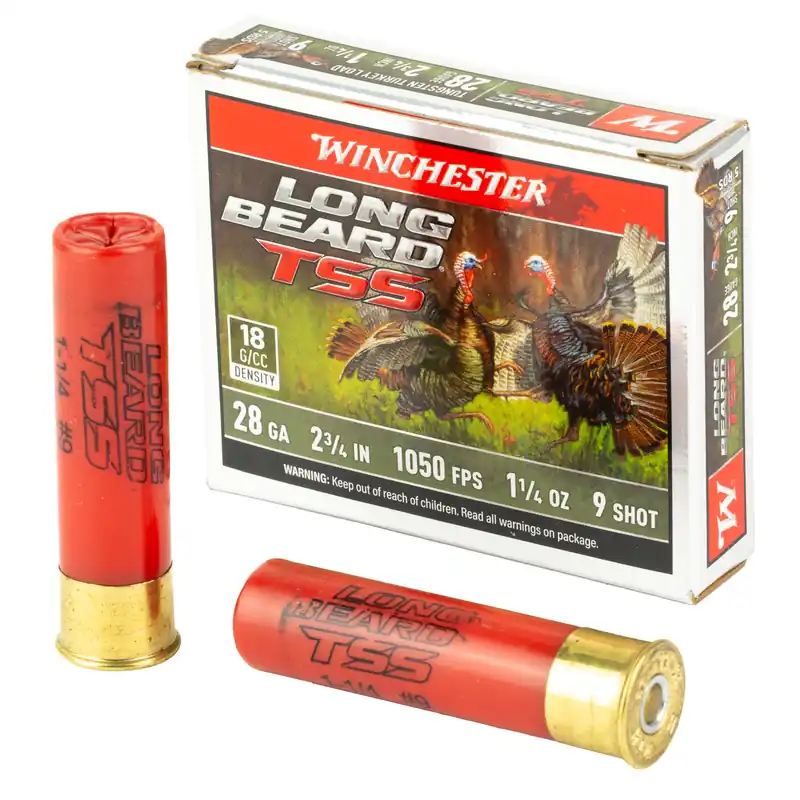 Winchester Long Beard TSS 28 Gauge 2.75" Shotgun Shells - 5/50 Count