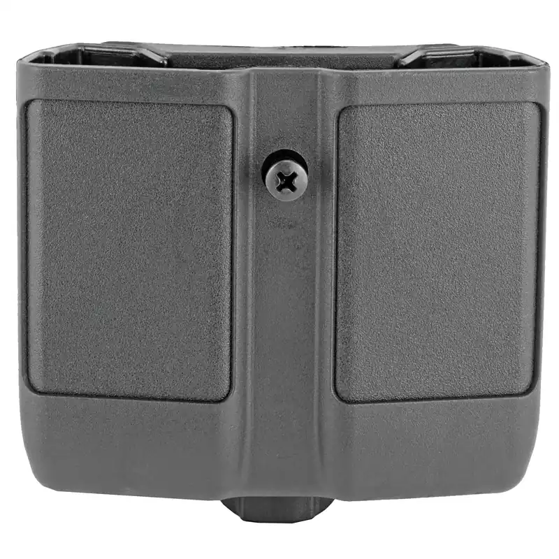 Black Double Magazine Case Single Row Molle Black