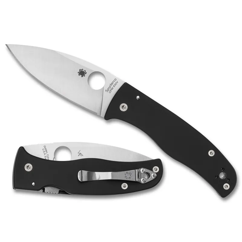 Spyderco Bodacious Black/Silver S30V Serrated Knife