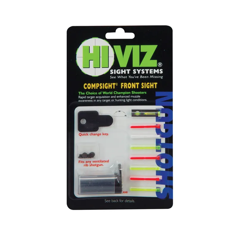 HIVIZ Compsight Interchangeable Shotgun Sight - Green/Red/White