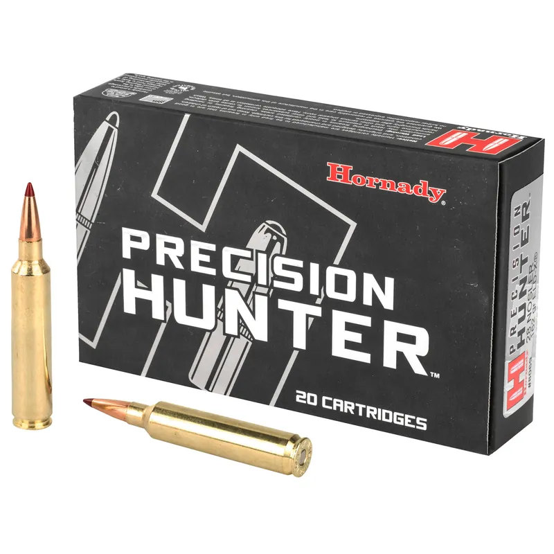 Hornady Precision Hunter 28 Nosler 162gr ELD-X Ammunition - 20 Rounds/200 Rounds