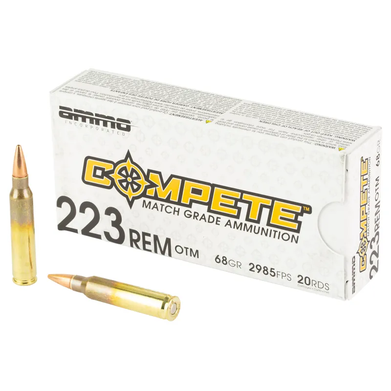 AMMO INC .223 Remington 68 Grain OTM - 20 Rounds/200 Rounds