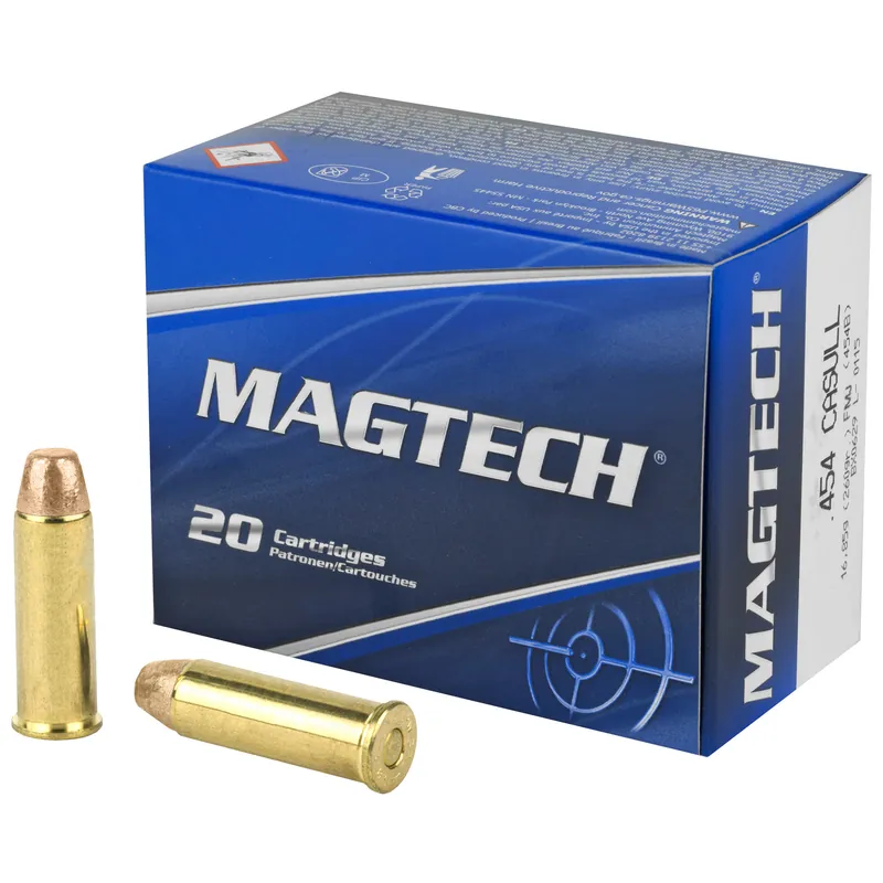 MAGTECH 454 Casull 260 Grain FMJ Ammunition - 20 Rounds/1000 Rounds