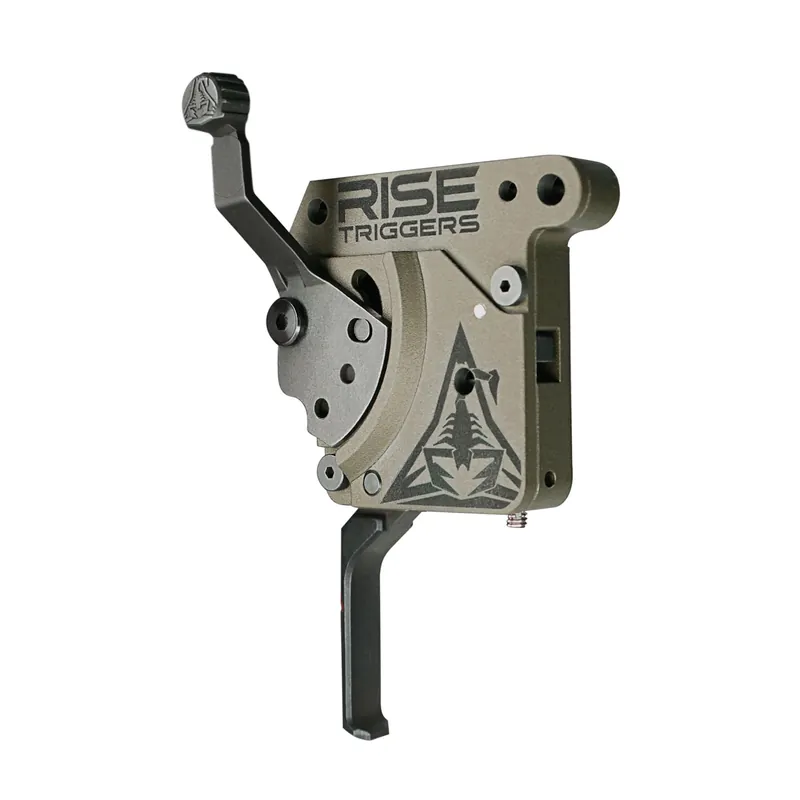 RISE RELIANT PRO R700 Flat Trigger with Brown Finish