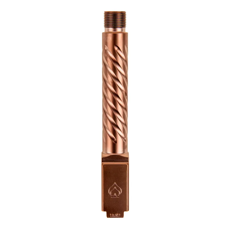 Ballistic Barrel for Glock 19 Threaded Stainless Steel Copper