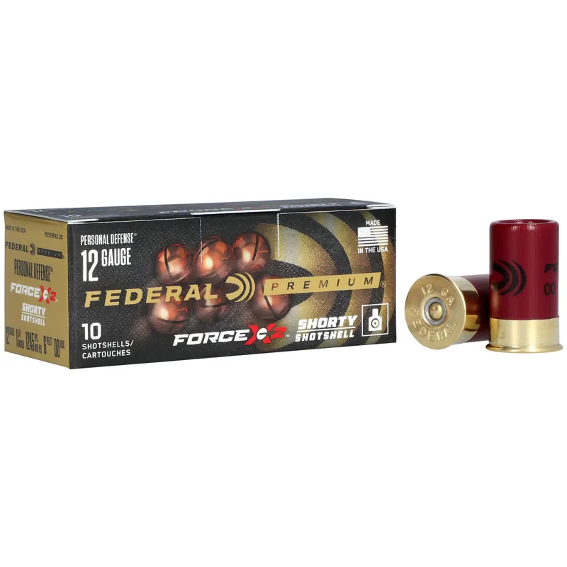 Federal Premium Force X2 12 Gauge 1.75" 6 Pellet 00 Buckshot