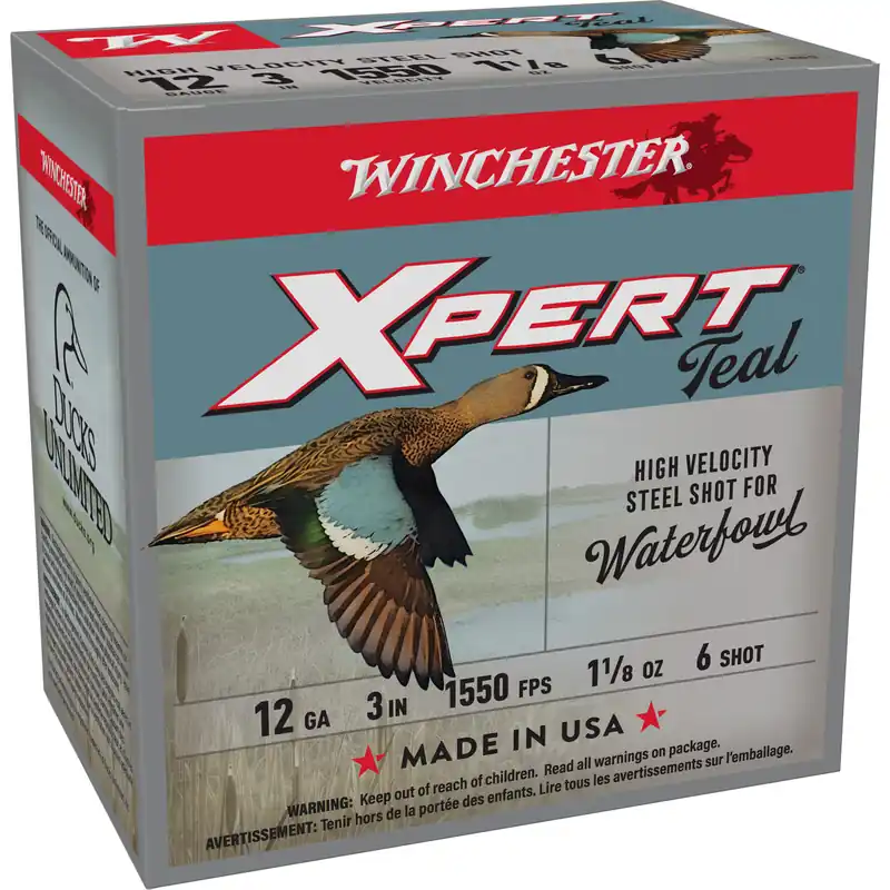 Winchester Xpert Steel 12 Gauge High Velocity 3" #6 Shot 25 Rounds/250 Rounds Case