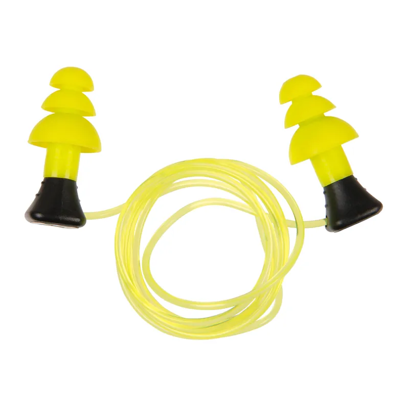 Allen UltraX Corded Silicone Ear Plugs - 3 Pairs