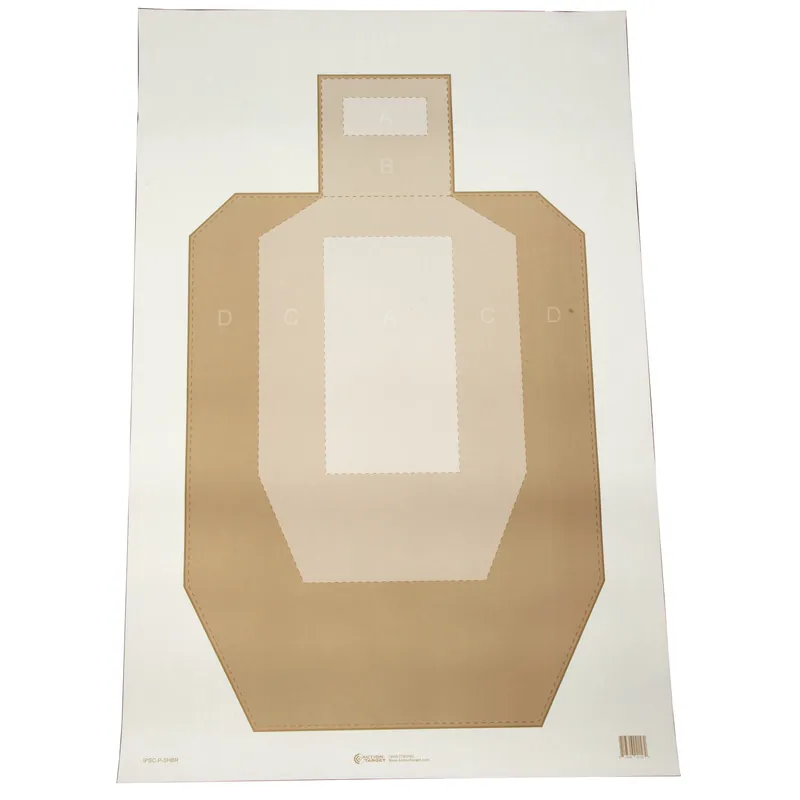 100-Pack Brown IPSC/USPSA Action Targets