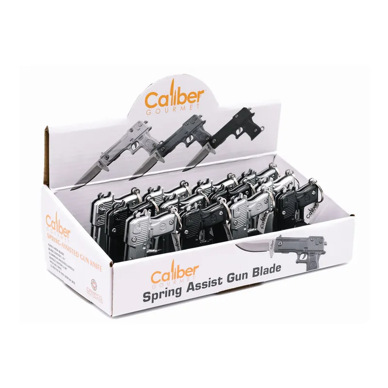 CBG Caliber Gun Knife Display - Set of 12 Pieces