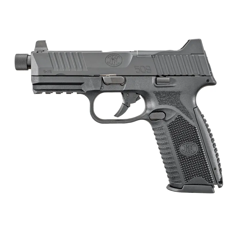 FN 509T 9mm Pistol Bundle with 4.5" Barrel and 5 Magazines - Black