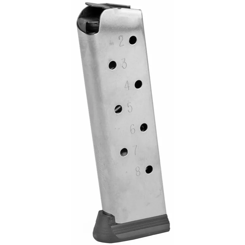 MAG Colt Government/Gold Cup/Combat Commander .45 ACP 8-Round Stainless Steel Magazine