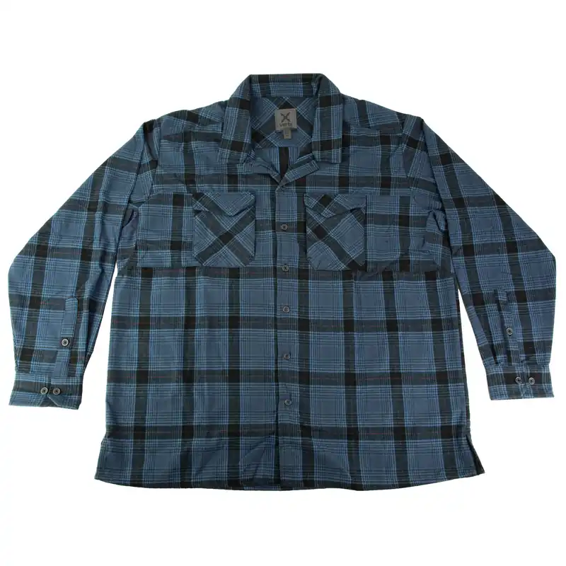 VERTX Canyon River Blue Flannel Shirt 2X