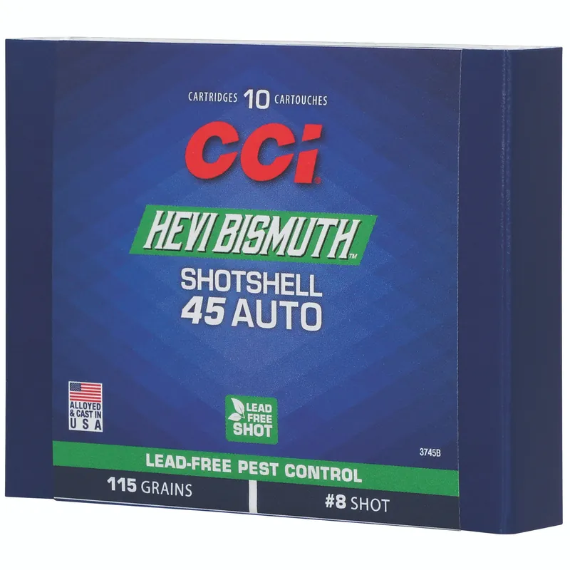 CCI 45ACP Bismuth Shotshell - Pack of 10/200