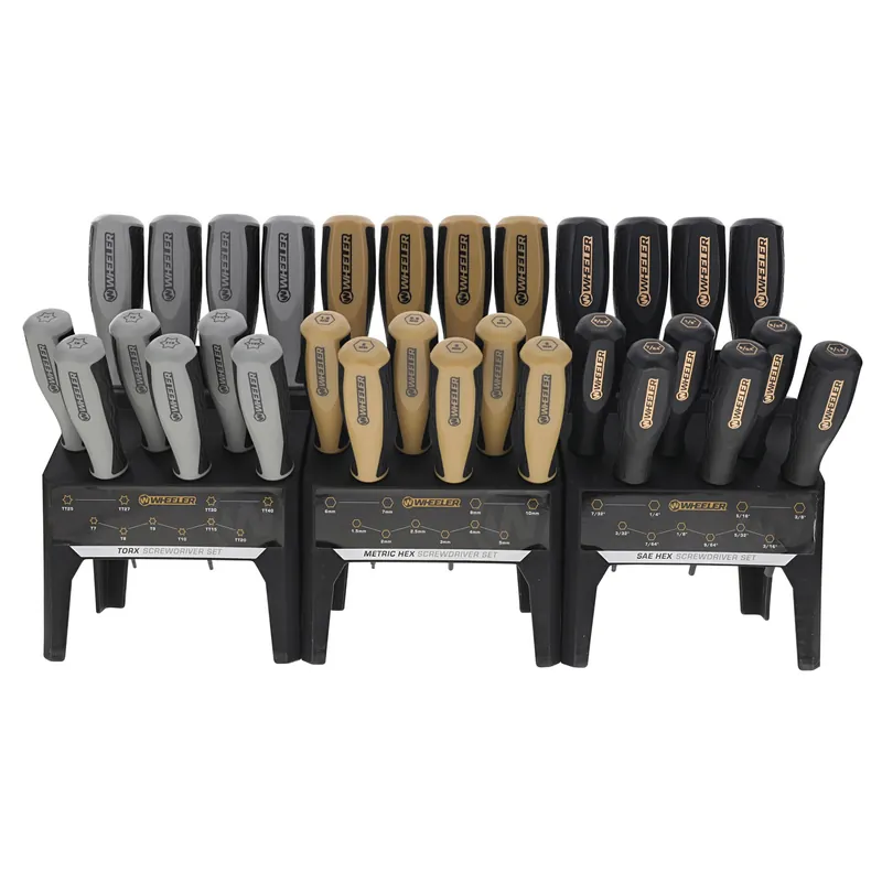 30-Piece Hex and Torx Bench Driver Set by Wheeler