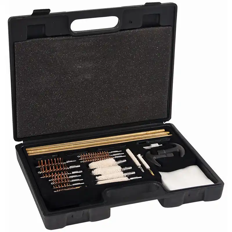 37-Piece Cleaning Kit with Molded Case - Black