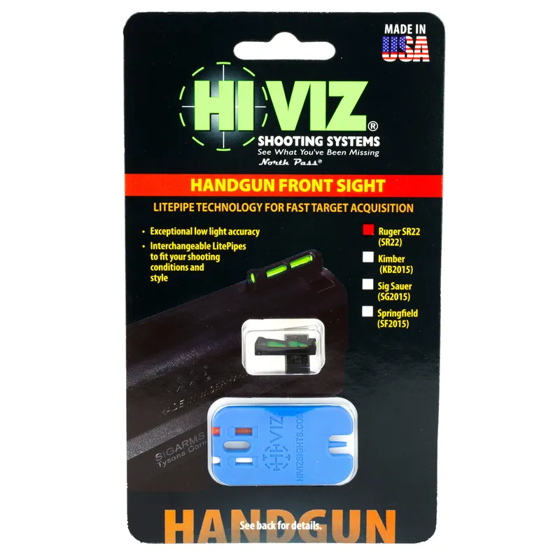HIVIZ LiteWave Front Sight for Ruger SR22