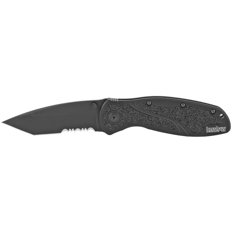 Kershaw Blur Tanto 3.4" Black/Black Serrated Knife