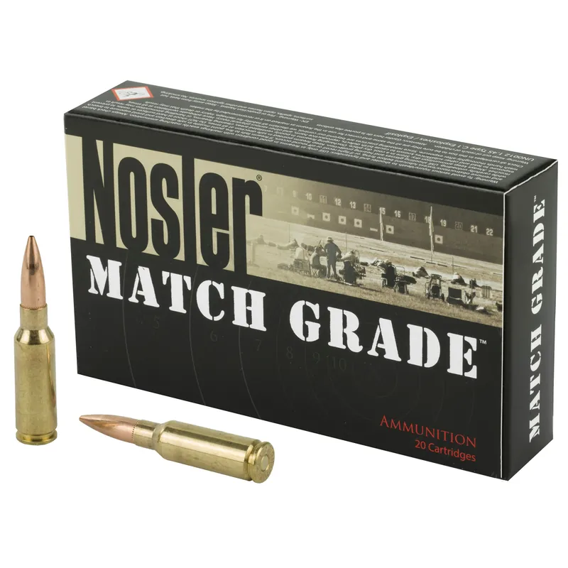 NOSLER 6.5 Grendel 123 Grain Custom Competition Ammunition - 20 Rounds/200 Rounds