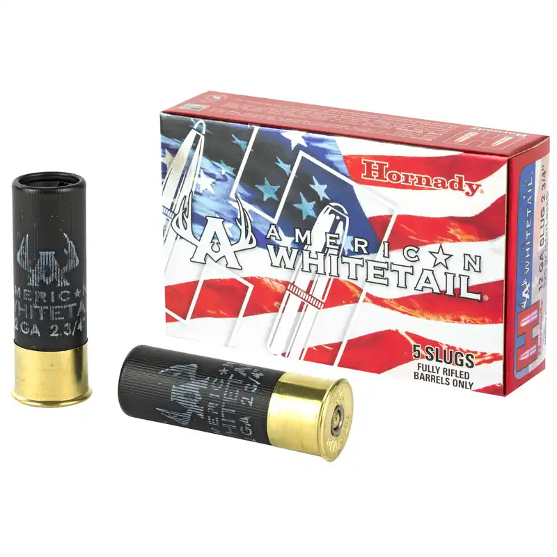 Hornady 12 Gauge 2.75" 325 Grain Slug Ammunition - 5 Rounds/Box