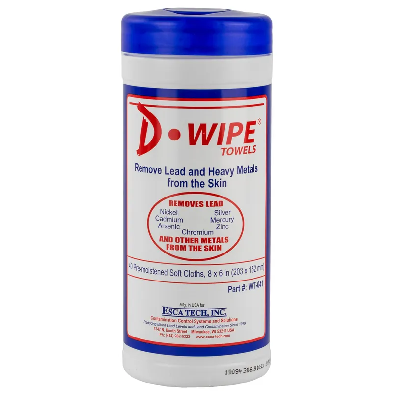 D-WIPE TOWELS 12-40 COUNT CANISTERS