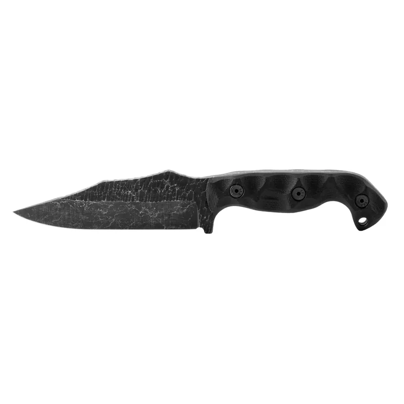 STROUP TU1 4.5" Black Acid Etched Blade