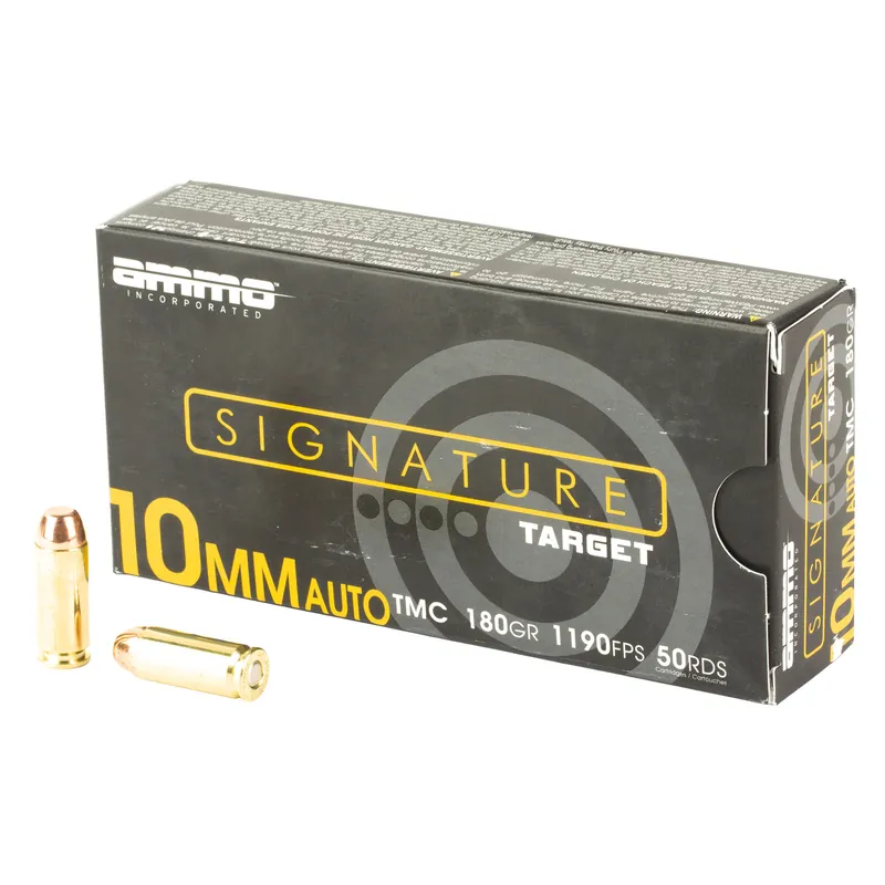 AMMO INC 10MM AUTO 180GR TMC - Box of 50 or Case of 1000