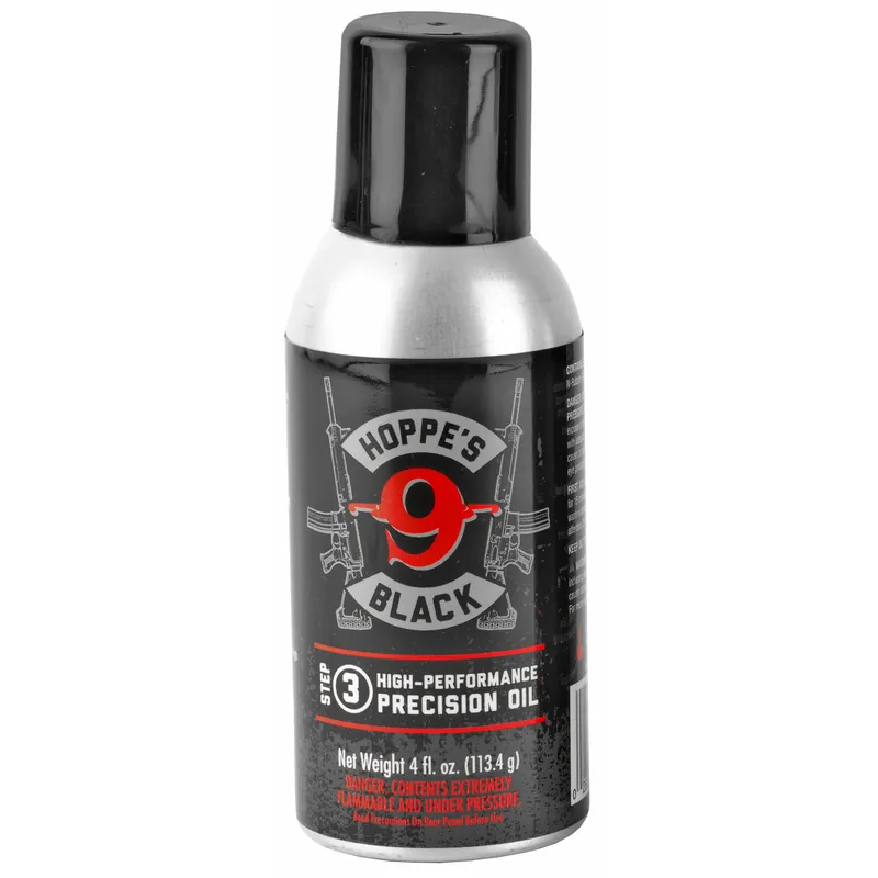 Hoppes Black Lube Aerosol 4oz - High-Performance Gun Lubricant