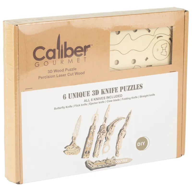 CBG Caliber Wood Knives Set - 6 Pieces