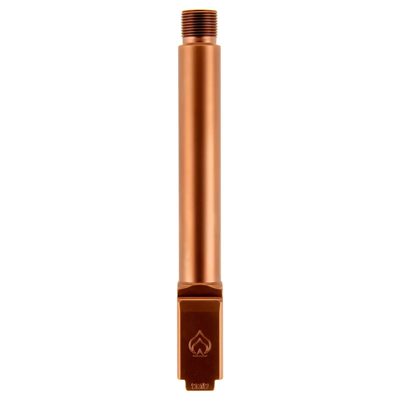 Ballistic Threaded Barrel for Glock 17 Gen 5 - Copper Finish